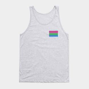 Polysexual Pride Flag Tank Top